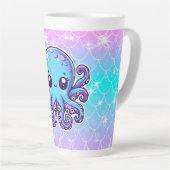 Niedlicher Blauoktopus Milchtasse (Rechte Ecke)