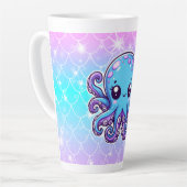 Niedlicher Blauoktopus Milchtasse (Linke Ecke)