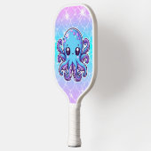 Niedlicher Blauoktopus Pickleball Schläger (Links)