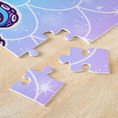 Niedlicher Blauoktopus Puzzle (Seite)