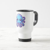 Niedlicher Blauoktopus Reisebecher (VorderseiteRechts)