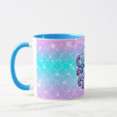 Niedlicher Blauoktopus Tasse (Links)