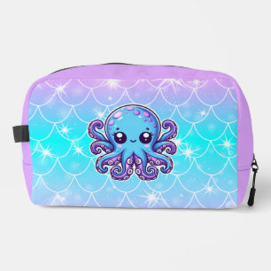 Niedlicher Blauoktopus Waschbeutel