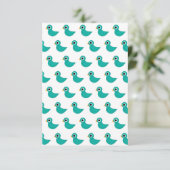 Niedlicher Blauvogel Dankeskarte (Stehend Vorderseite)