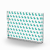 Niedlicher Blauvogel Fotoblock (Rechts)
