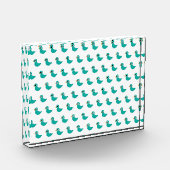 Niedlicher Blauvogel Fotoblock (Links)