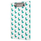 Niedlicher Blauvogel Klemmbrett (Links)