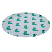 Niedlicher Blauvogel Schneidebrett (Ecke)