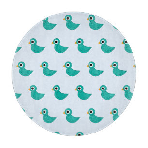 Niedlicher Blauvogel Schneidebrett