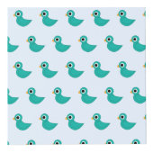 Niedlicher Blauvogel Würfel (Rechts)