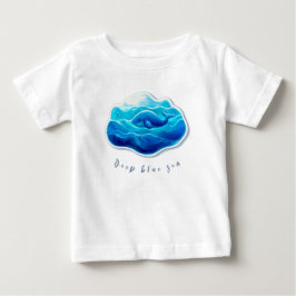 Niedlicher Blauwal Baby T-shirt