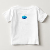 Niedlicher Blauwal Baby T-shirt (Rückseite)