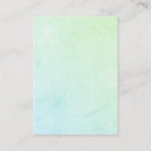 Niedlicher Blauwal Begleitkarte (Rückseite)