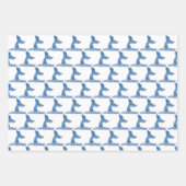 Niedlicher Blauwal Geschenkpapier Set (Vorderseite 2)