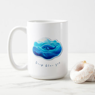 Niedlicher Blauwal Kaffeetasse