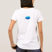 Niedlicher Blauwal T-Shirt (Rückseite)