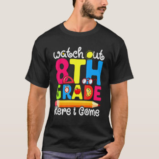 Niedlicher Blick auf den 8. T-Shirt