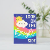 Niedlicher Blick auf die rechte Seite Postkarte (Stehend Vorderseite)