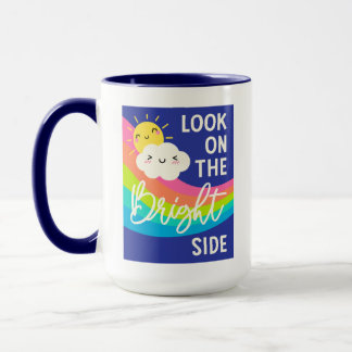 Niedlicher Blick auf die rechte Seite Tasse