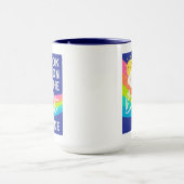 Niedlicher Blick auf die rechte Seite Tasse (Zentrum)