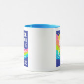 Niedlicher Blick auf die rechte Seite Tasse (Zentrum)