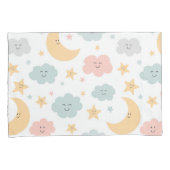 Niedlicher Blick in das Himmelsmuster Kissenbezug (Vorderseite-Rechts)