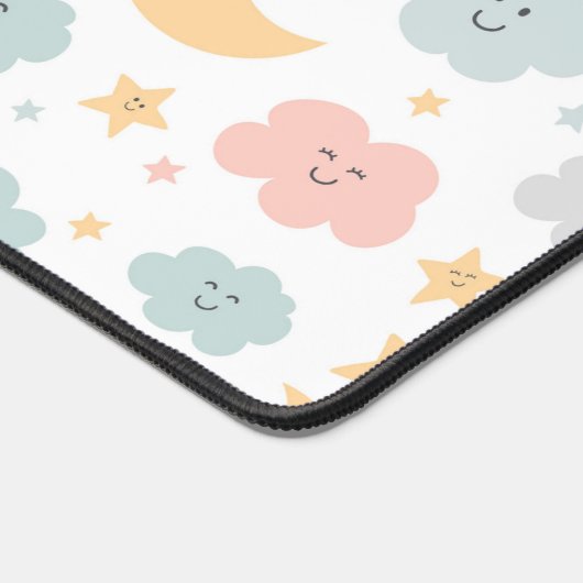 Niedlicher Blick in das Himmelsmuster Schreibtischunterlage (Ecke)