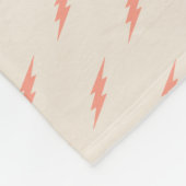 niedlicher Blitz aus Pantoletten Fleecedecke (Ecke)