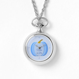 Niedlicher Blue Baby Boy Pumpkin Custom Mama zu se Armbanduhr