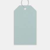 Niedlicher Blue Bakery Mixer aus Liebe-Geschenketi Geschenkanhänger (Rückseite)