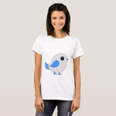 Niedlicher Blue-Bird-T - Shirt (Vorne ganz)