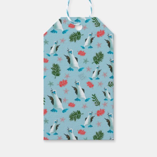 Niedlicher Blue Footed Booby Geschenkanhänger (Vorderseite)