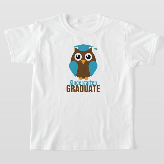 Niedlicher Blue Owl Kindergarten T-Shirt (Ablage )