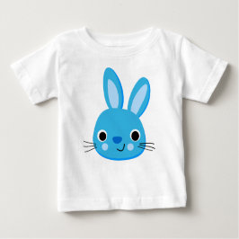 Niedlicher Blue Rabbit Baby Boy T - Shirt