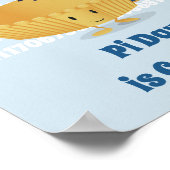 Niedlicher Blueberry Pie Pi Day Poster (Ecke)