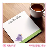 Niedlicher Bluebird Personalisiert Post-it Klebezettel