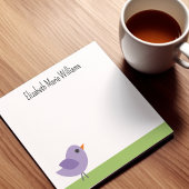 Niedlicher Bluebird Personalisiert Post-it Klebezettel