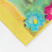 niedlicher Blume Fleecedecke (Ecke)