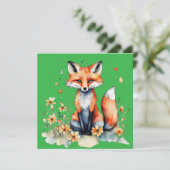 Niedlicher Blumenfuchs (Stehend Vorderseite)