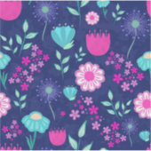 Niedlicher Blumenhintergrund Aufkleber (Vorderseite)