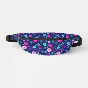 Niedlicher Blumenhintergrund Bauchtasche