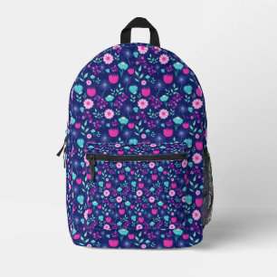 Niedlicher Blumenhintergrund Bedruckter Rucksack