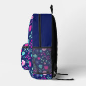 Niedlicher Blumenhintergrund Bedruckter Rucksack (Rechts)