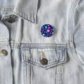 Niedlicher Blumenhintergrund Button (Beispiel)