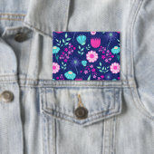 Niedlicher Blumenhintergrund Button (Insitu)