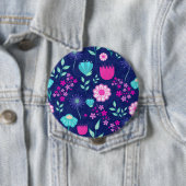 Niedlicher Blumenhintergrund Button (Beispiel)