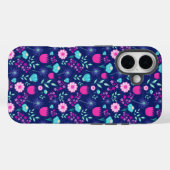 Niedlicher Blumenhintergrund Case-Mate iPhone Hülle (Rückseite (Horizontal))