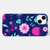 Niedlicher Blumenhintergrund Case-Mate iPhone Hülle (Rückseite (Horizontal))