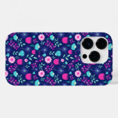 Niedlicher Blumenhintergrund Case-Mate iPhone Hülle (Rückseite (Horizontal))