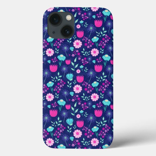 Niedlicher Blumenhintergrund Case-Mate iPhone Hülle (Rückseite)